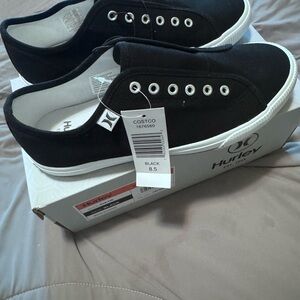 Hurley Black Sneakers Classic Canvas Design